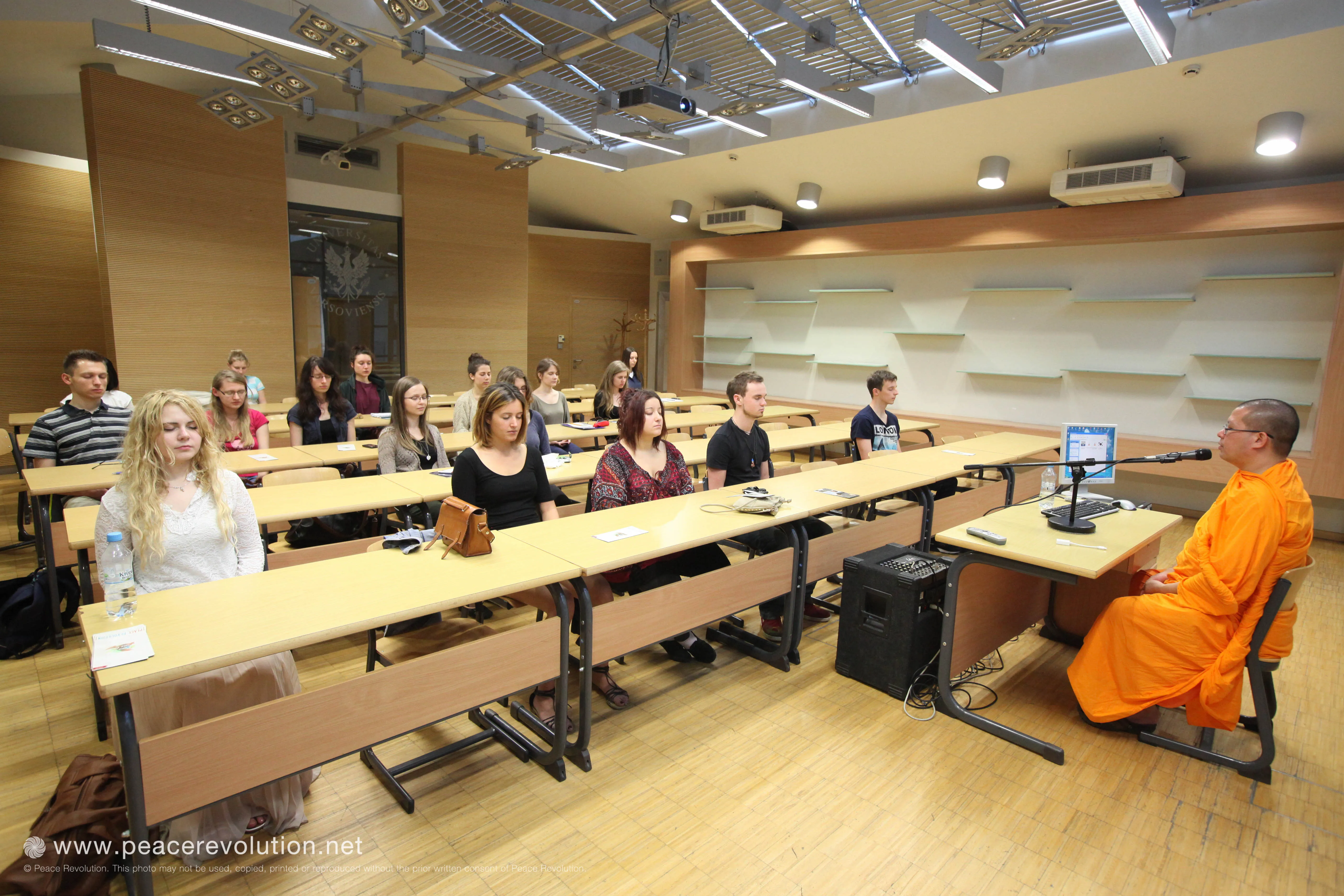 Images from the Warsaw university session