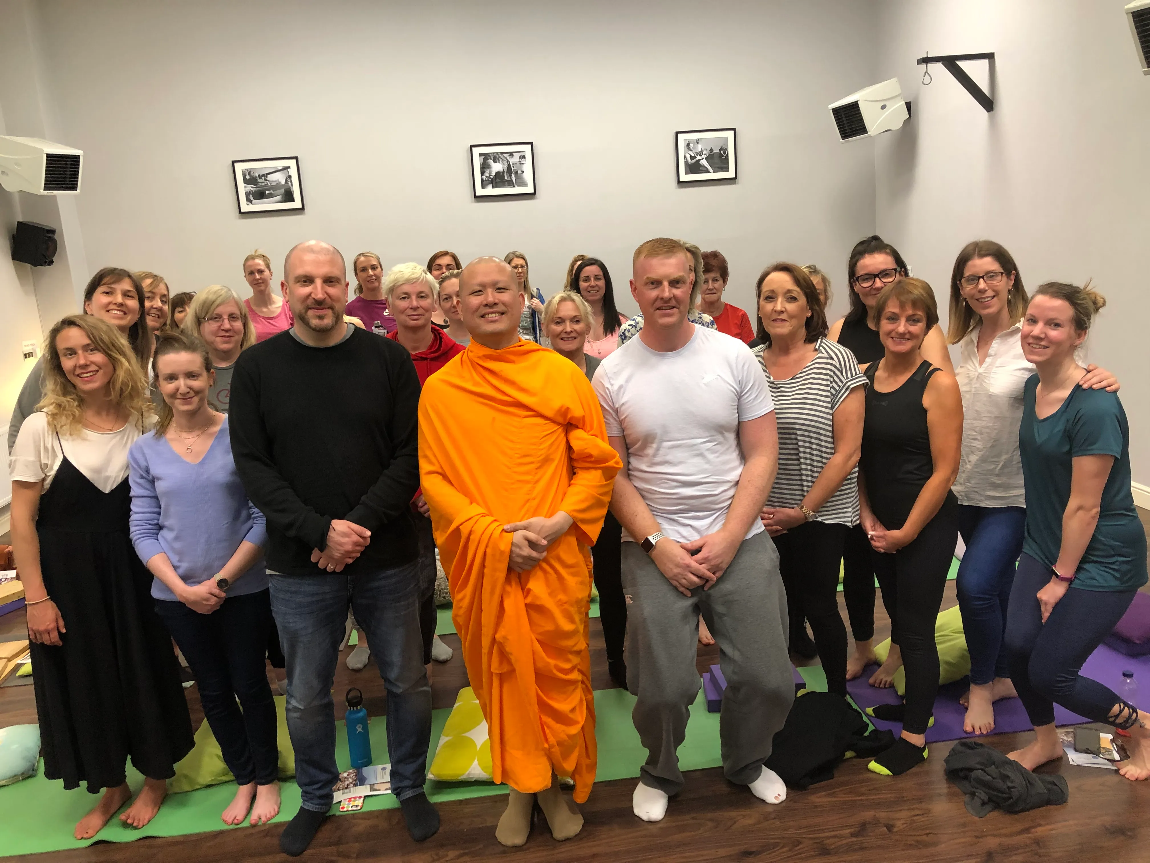 Barefoot yoga in Dublin