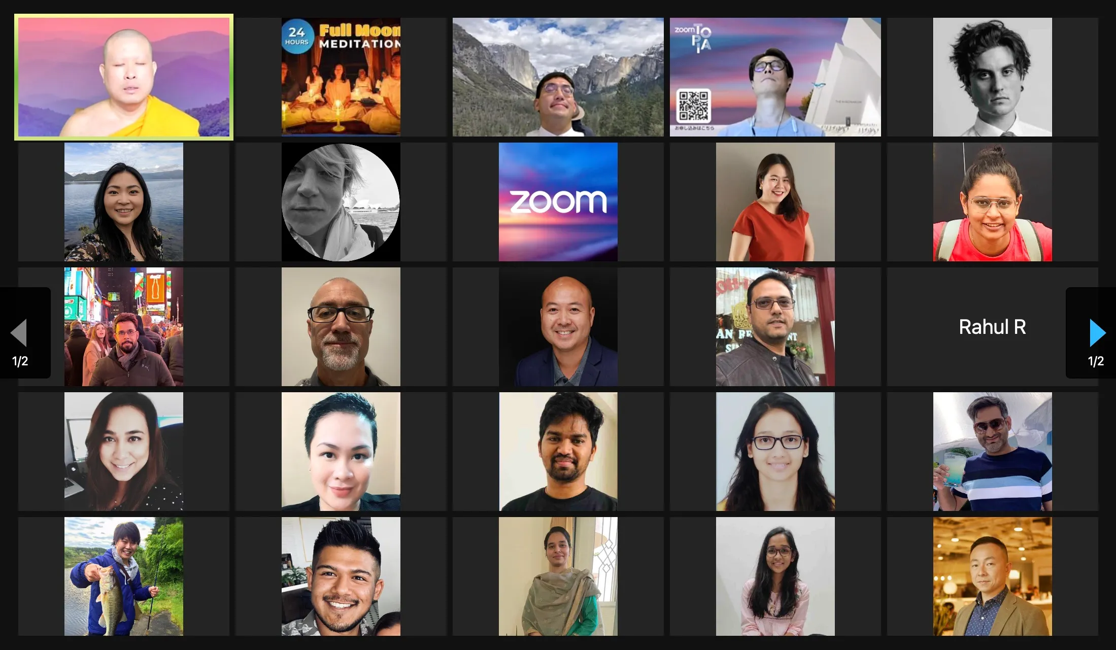Online Meditation with Zoom